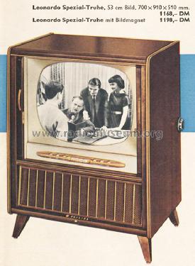 Leonardo Spezial Automatic Truhe 21CD252A; Philips Radios - (ID = 761545) Television