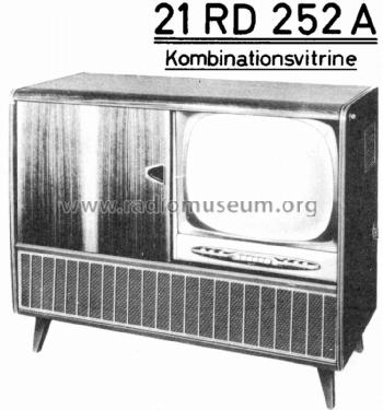 Leonardo Spezial Kombinationsvitrine 21RD252A; Philips Radios - (ID = 1897339) TV-Radio