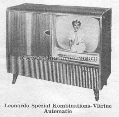 Leonardo Spezial Kombinationsvitrine 21RD252A; Philips Radios - (ID = 379852) TV-Radio