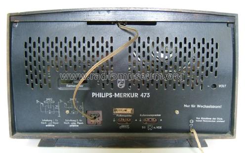 Merkur 473 BD473A; Philips Radios - (ID = 1014547) Radio