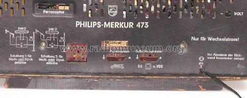 Merkur 473 BD473A; Philips Radios - (ID = 405701) Radio
