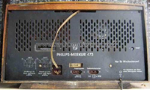 Merkur 473 BD473A; Philips Radios - (ID = 453727) Radio