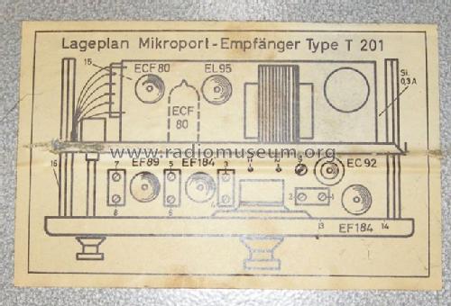 Mikroport T201; Philips Radios - (ID = 1323583) Commercial Re