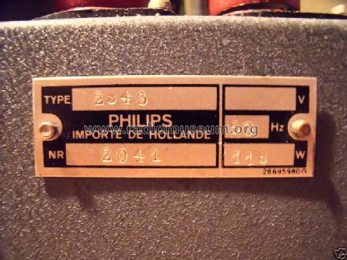 Mischpultverstärker 2843; Philips Radios - (ID = 640084) Ampl/Mixer