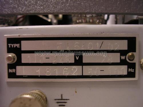 Mischpultverstärker EL6401/02; Philips Radios - (ID = 1966441) Ampl/Mixer