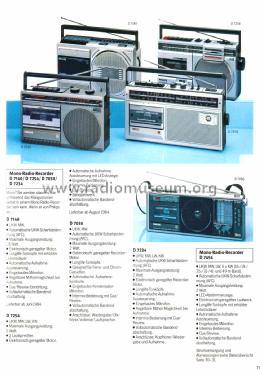 Mono-Radio-Recorder D7254; Philips Radios - (ID = 2105542) Radio