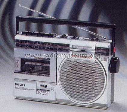 Mono-Radio-Recorder D7254; Philips Radios - (ID = 964429) Radio