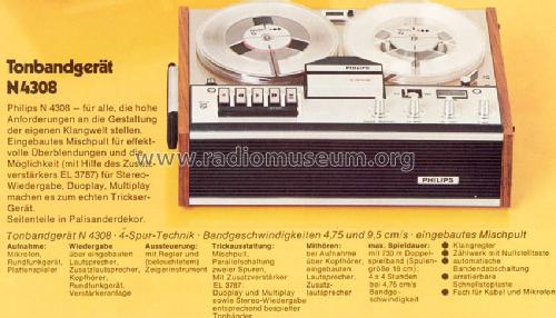 N4308 /00; Philips Radios - (ID = 765195) Sonido-V
