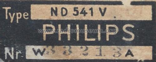 ND541V; Philips Radios - (ID = 2024059) Car Radio