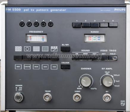 PAL TV Pattern Generator PM5509; Philips Radios - (ID = 1448242) Equipment