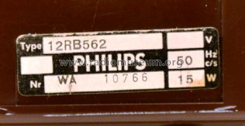 Pallas 553 12RB562; Philips Radios - (ID = 1551352) Radio