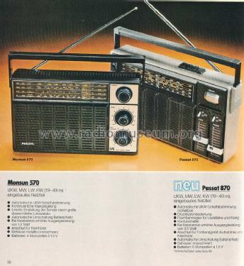 Passat 870 90AL870; Philips Radios - (ID = 2123842) Radio