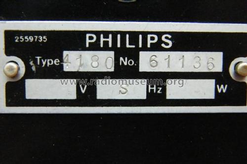 Philector 4180; Philips Radios - (ID = 1060121) mod-past25