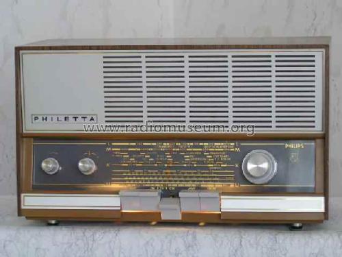 Philetta 12RB263; Philips Radios - (ID = 220100) Radio