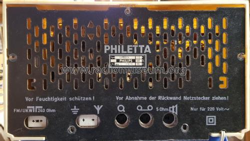 Philetta 12RB273; Philips Radios - (ID = 2578276) Radio