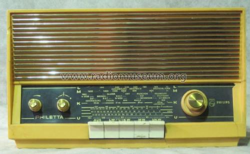 Philetta 12RB273; Philips Radios - (ID = 2937451) Radio
