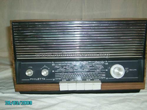 Philetta 12RB273; Philips Radios - (ID = 437000) Radio