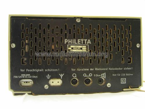 Philetta 12RB273; Philips Radios - (ID = 709189) Radio