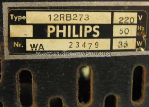 Philetta 12RB273; Philips Radios - (ID = 709353) Radio