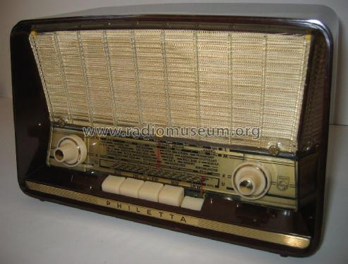 Philetta 201 B2D01U; Philips Radios - (ID = 2037968) Radio