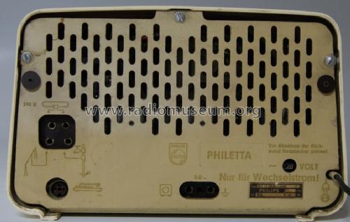 Philetta 203 B2D03A; Philips Radios - (ID = 1158981) Radio