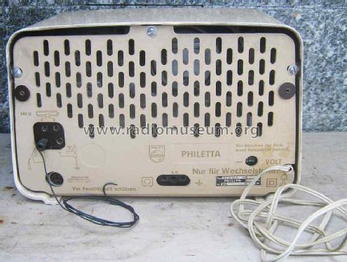 Philetta 203 B2D03A; Philips Radios - (ID = 1471089) Radio
