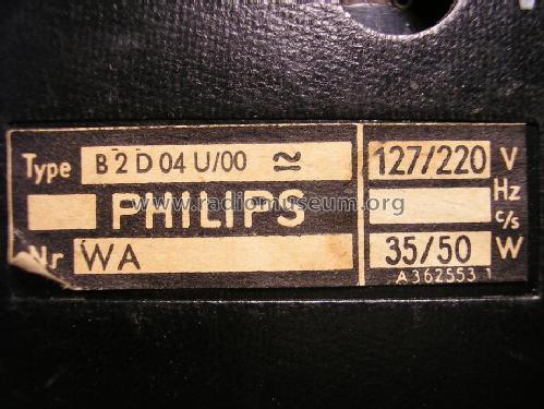 Philetta 204 de luxe B2D04U; Philips Radios - (ID = 1366272) Radio