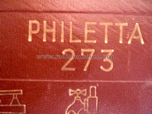 Philetta 273 BD273U; Philips Radios - (ID = 1670853) Radio
