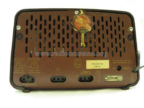 Philetta 283 BD283U; Philips Radios - (ID = 708964) Radio