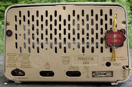 Philetta 283 BD283U; Philips Radios - (ID = 461922) Radio