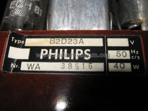 Philetta B2D23A; Philips Radios - (ID = 806601) Radio