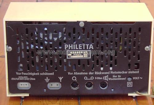 Philetta B2D53A; Philips Radios - (ID = 415049) Radio