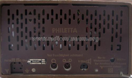 Philetta de Luxe B3D32A; Philips Radios - (ID = 665538) Radio