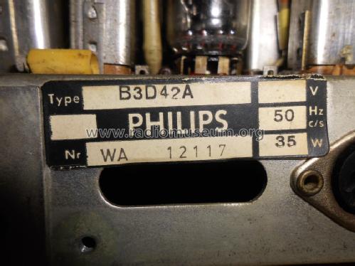 Philetta de Luxe B3D42A; Philips Radios - (ID = 1654042) Radio