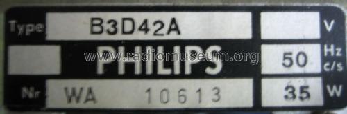 Philetta de Luxe B3D42A; Philips Radios - (ID = 614799) Radio