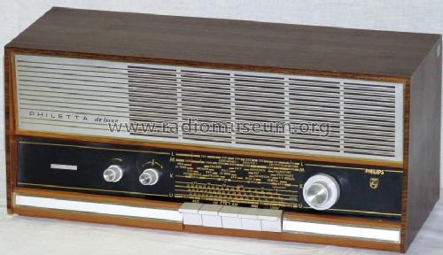 Philetta de Luxe B3D52A; Philips Radios - (ID = 957854) Radio