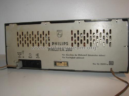 Philetta Euro Philetta 280 12RB280; Philips Radios - (ID = 1302081) Radio