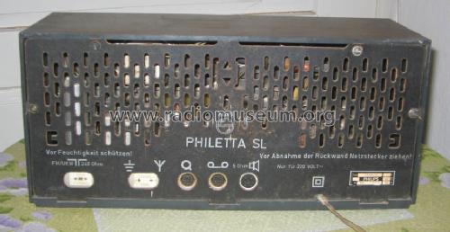 Philetta SL 12RB372; Philips Radios - (ID = 90089) Radio