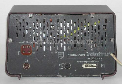 Philetta Spezial B2D18U; Philips Radios - (ID = 52240) Radio