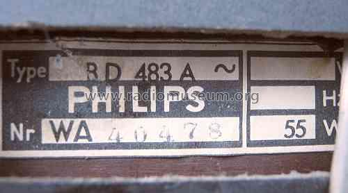 Philips 1001 BD483A; Philips Radios - (ID = 841626) Radio