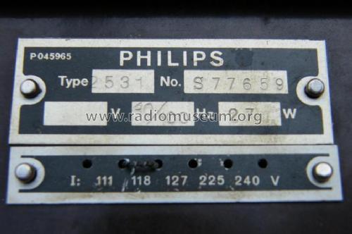 2531; Philips Radios - (ID = 1060688) Radio