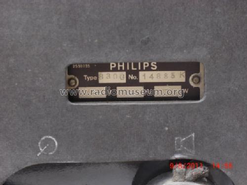 830C; Philips Radios - (ID = 1038233) Radio