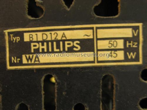 Philitina B1D12A; Philips Radios - (ID = 710034) Radio