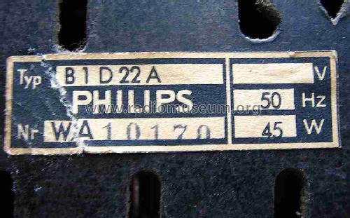 Philitina B1D22A; Philips Radios - (ID = 462010) Radio