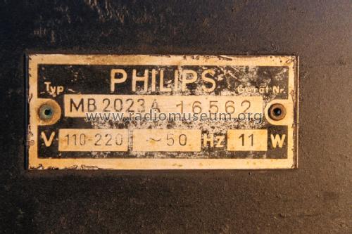 Philoscop MB2023A; Philips Radios - (ID = 1472647) Ausrüstung