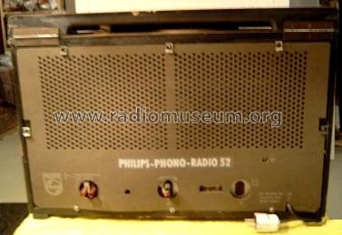 Phono-Radio 52 HD514A; Philips Radios - (ID = 87484) Radio