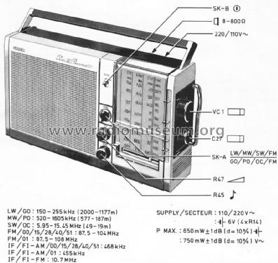 Portable Receiver 600 90AL600/00; Philips Radios - (ID = 1676530) Radio