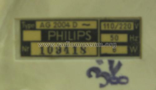 Radio-Phono-Koffer 464 HD464A; Philips Radios - (ID = 1223680) Radio