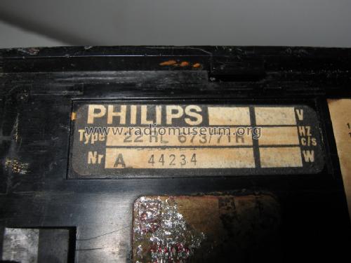 Radio-Recorder 22RL673; Philips Radios - (ID = 1281376) Radio