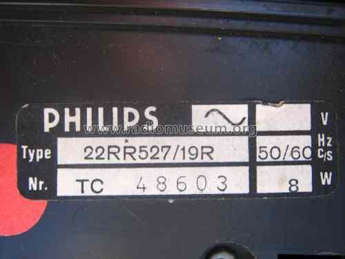 Radio Recorder RR 527 22RR527; Philips Radios - (ID = 1082906) Radio